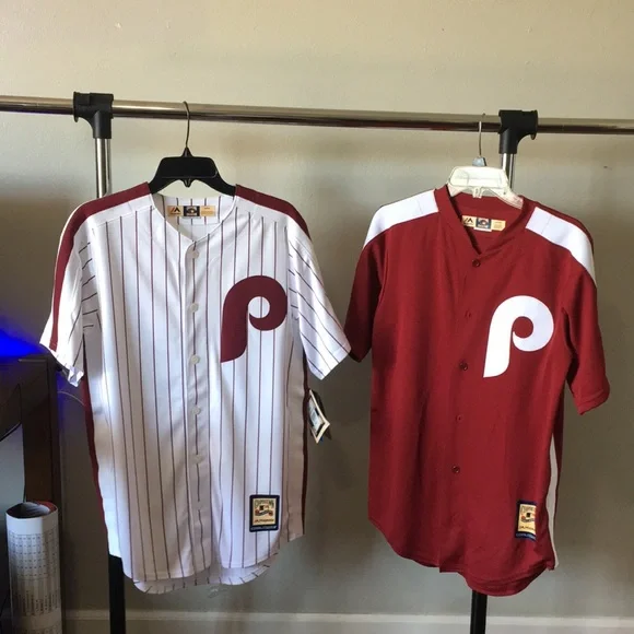 Phillies pinstripe jersey on sale